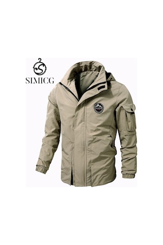 Sımıcg Erkek Büyük Kapüşonlu Ceket Haki