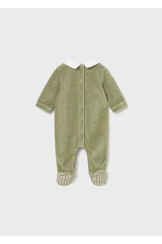 Mayoral Newborn Erkek Bebek Kadife Tulum Yeşil