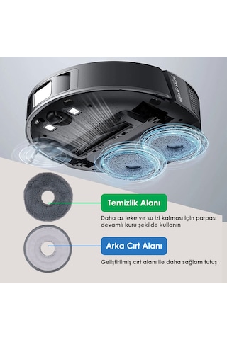 Dreame Bot L10s Prime Robot Süpürge Mop Pedi / Bezi 4 Adet