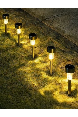 Bood Bs-80 Solar Bahçe Aydınlatması Güneş Enerjili Led Dekoratif Dış Mekan Lamba 1