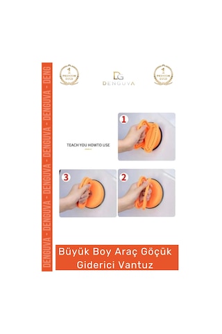 Göçükgiderici Çok Amaçlı Pratik Araba Otomobil Kaporta Vakum Göçük Giderici Vantuz Büyük Boy
