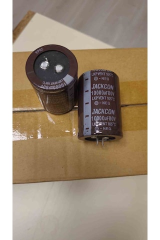 10000mf 80v 25x50 Jackson Elko Kondansatör 2 Adet