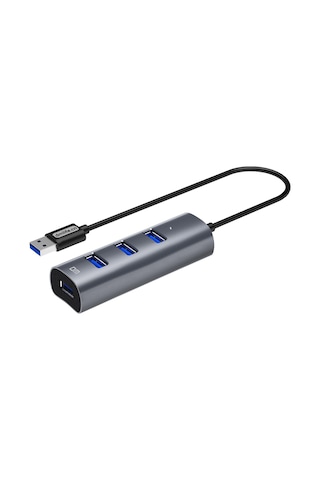 DM CHB009 USB 3.0 4 Portlu Alüminyum Hub Çoklayıcı