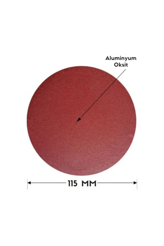 1000 Adet 115 Mm Cırt Zımpara Kağıdı 60 Kum Avuç Taşlama Spiral Uyumlu Velcro Deliksiz Cırtlı Zımpara
