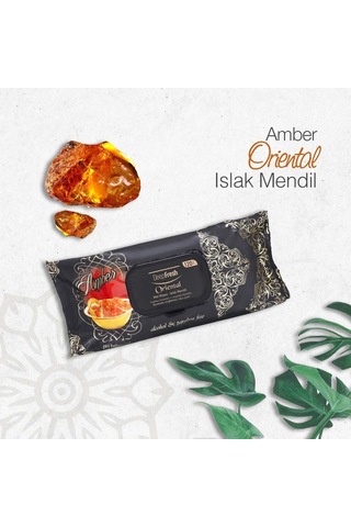 Deep Fresh Oriental Islak Mendil Amber 120 Yaprak