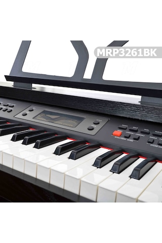 Dijital (Silent) Piyano Manuel Raymond 61 Tuş Siyah Mrp3261bk