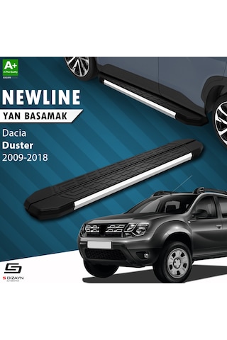 S-dizayn Dacia Duster Newline Krom Yan Basamak 173 Cm 2009-2018