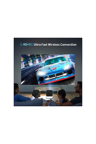 X12plus Android Projektör + Game Projector Ultra Hd 4k Ev Sinema Yansıtma Oyun Projeksiyon Cihazı