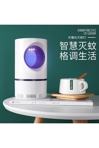 Lemestar Ev İçin Fiziksel 395nm Mor Işıklı Elektronik Şoklu Kovucu - Gri Usb/şarj Edilebilir Isıtıcı