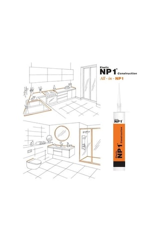 Beyaz Np1 Ms Polimer Silikon 290 Ml İle Güçlü Yapıştırma Renkli