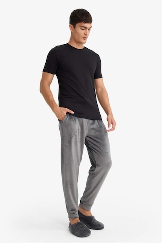 Defacto Regular Fit Cepli Kadife Pijama Altı F4672ax25wnar138 Antrasit