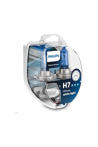 Philips H7 Diamond Vision Ultimate Parlak Beyaz Işık 5000k