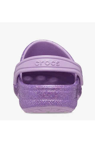 Crocs Baya Glitter Clog K Simli Kız Çocuk Terlik 207015 207015 5pr 5pr Mor