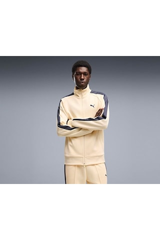Puma T7 Always On Track Jacket Erkek Günlük Ceket 62958788 Krem
