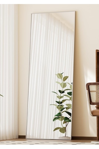 İva 162x55 Ayaklı, Asılı Veya Duvara Yaslı, Yer Aynaları,oturma Odası, Yatak Odası, Giyinme Odası GÜMÜŞ