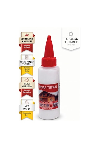 Beyaz Ahşap Tutkalı Hızlı Kuruyan Iskelet Tutkalı 100 Gr Mdf Yapıştırıcı