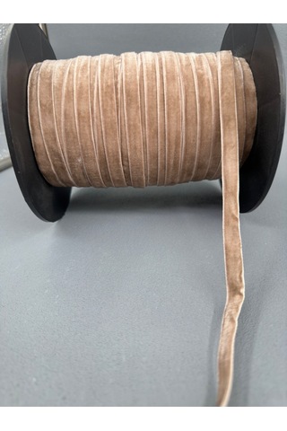 Paşateks- 1 Cm Düz Kadife-5 Metre K.gri