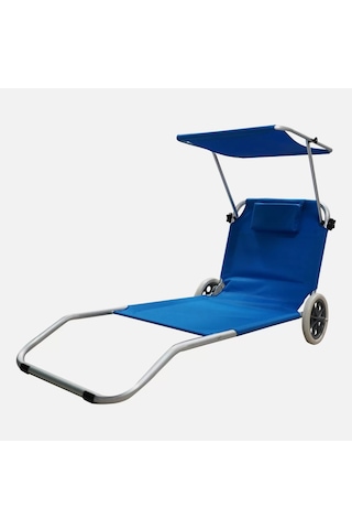 Evinizin Gölgelikli Şezlong, Tekerlekli Şezlong, Katlanır Şezlong