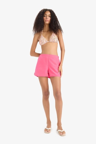 DeFacto Regular Fit Deniz Şortu-Fall in Love T5639AZ24SMPN615 Pembe