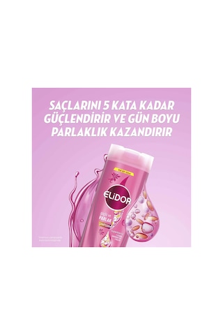 4 Adet Elidor Güçlü Parlak Şampuan 400 Ml