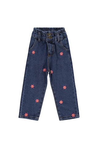 Civil Baby Civil Girls Kız Çocuk Kot Pantolon 2-5 Yaş Mavi 20C253161Y31
