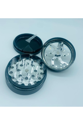 Tobaccoturk724 Çelik Metal 3 Parça Tutun öğütücü Grinder 62 MM aly285