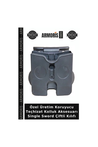 Özel Üretim Koruyucu Teçhizat Kolluk Aksesuarı Single Sword Çiftli Kılıfı