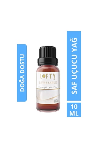 Lofty Beyaz Sabun Uçucu Yağ Buhurdanlık Esansı Oda Kokusu 10 ML