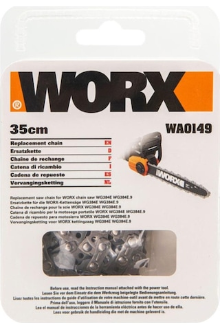 Worx WA0149 14 WG384E Şarjlı Zincirli Testere İçin Yedek Zincir 35 CM