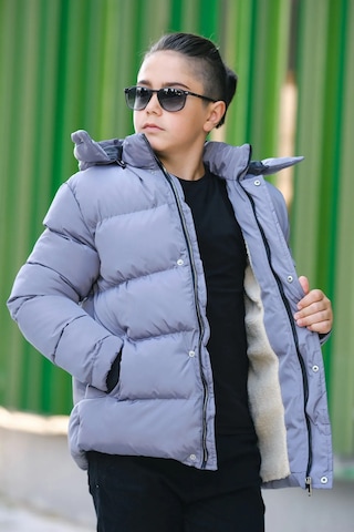 Erkek Çocuk Şişme Mont Km.0041 Gri