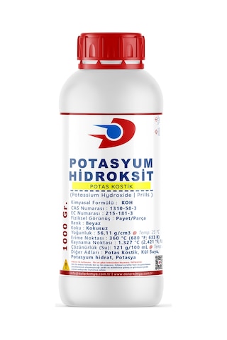 Potasyum Hidroksit (Potas Kostik) | 1 Kg