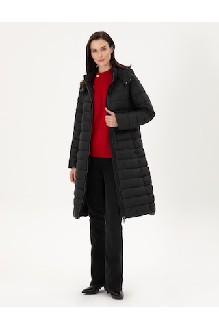 Pierre Cardin Kadın Siyah Kaban 50297299-vr046 Siyah