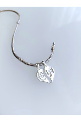925 Ayar Gümüş Best Frıend Love Tasarım Charm