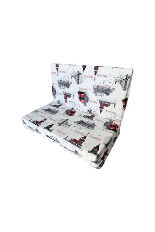 Çift Kişilik Katlanır Yer Yatağı Ve Sünger Yatak Katlanır Minder Yatak 120x195x8 Cm-istanbul