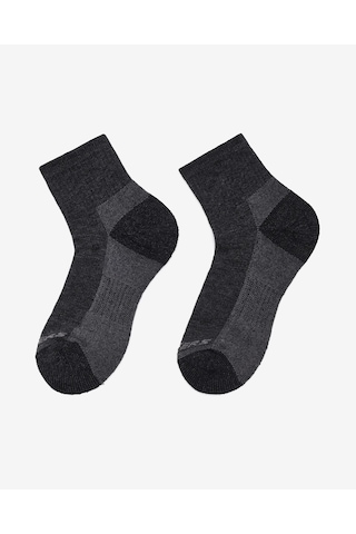 Skechers Wo1/2 Terry Traıl Qtr Crew - 2'li Paket Kadın Çorap Kadın Siyah Çorap S118743-001