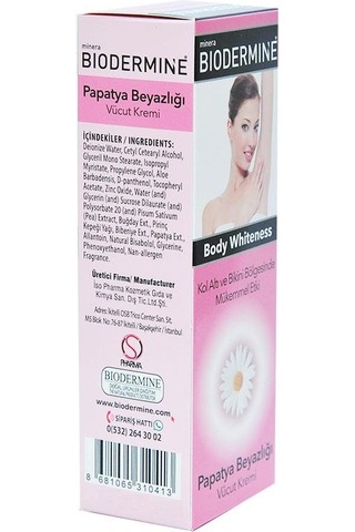 Biodermine Papatya Beyazlığı Vücut Kremi 75 ML