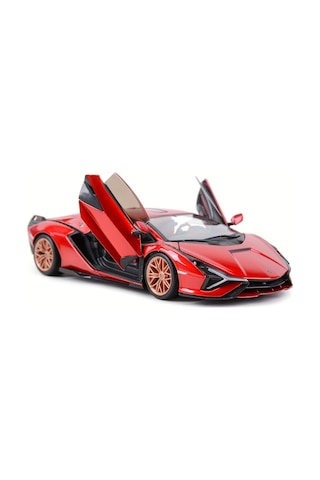 Tcherchi 1:24 Ölçekli Lamborghini Sián Fkp 37: Hassas Döküm Koleksiyon Model Araba Yeşil