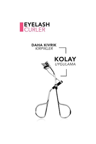 Flormar Ergonomik & Yumuşak Silikonlu Kirpik Kıvırıcı Gold