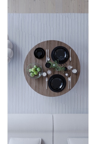 Kozalak Şık Katlanabilir Yuvarlak Yer Sofrası