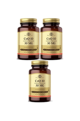 Solgar Coenzyme Q-10 30 MG 60 Kapsül 3 Adet