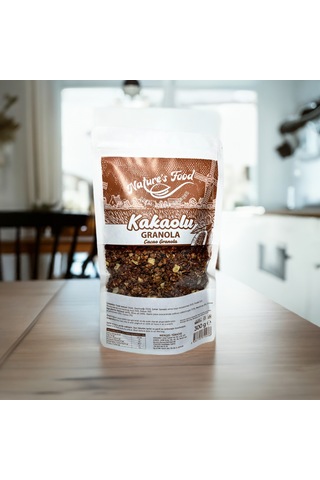 Kakaolu Granola 300gr Katkısız Koruyucusuz A Kalite Ürünlerden Hazırlanmış Doğal İçerik.