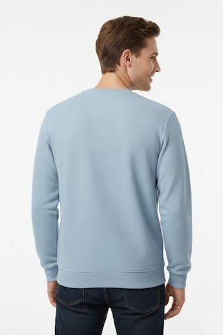 Dynamo Erkek Sıfır Yaka Selanik Sweatshirt Regular Kalıp Bgl-st04926 Mavi