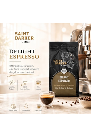 Saint Darker Delight Blend Espresso Çekirdek Kahve 250 G