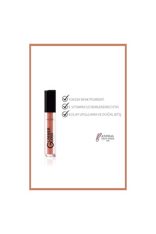 Glimmer Gloss Işıltılı Nemlendirici Dudak Parlatıcısı - 10 Poppy Coral 10