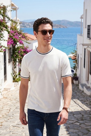 Buratti Erkek T Shirt 5904089 Beyaz