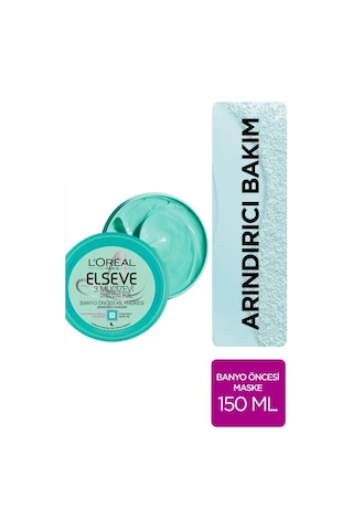 Elseve 3 Mucizevi Kil Banyo Öncesi Kil Maskesi 150 ML