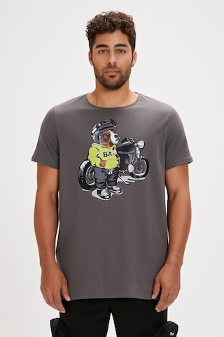 Bad Bear Fave T-Shırt Asphalt Erkek Tişört K.Gri S-Xxl 001