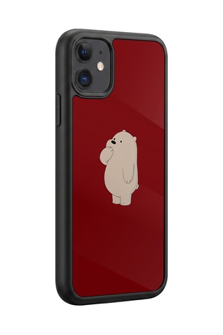 İphone 11 Uyumlu Kutupayısı Desenli Kamera Korumalı Darbelere Dayanıklı Kılıf 1119-kutupayısı-iphone11