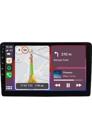 Honda Hrv Android Multimedya Sistemi 1998-2005 4gb Ram, 64gb Hafıza, Bluetooth, Carplay & Android Auto Kamera  9"