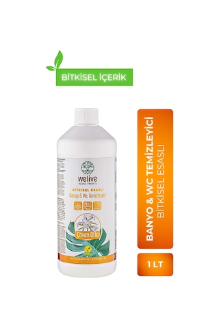 Bitkisel Esaslı Banyo & Wc Temizleyicisi 1000 Ml